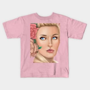 Mother Nature | Flower Crown Elf Painting Kids T-Shirt